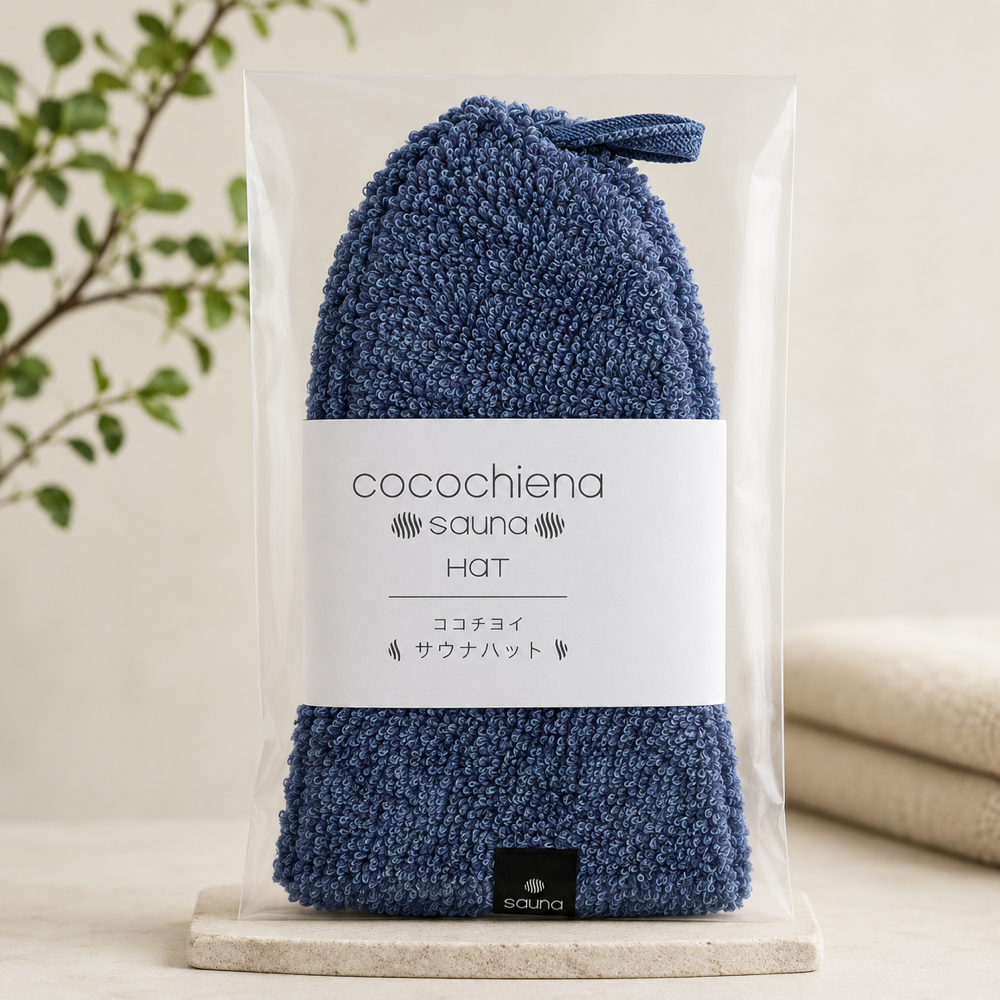 cocochienaのコットン系サウナハット